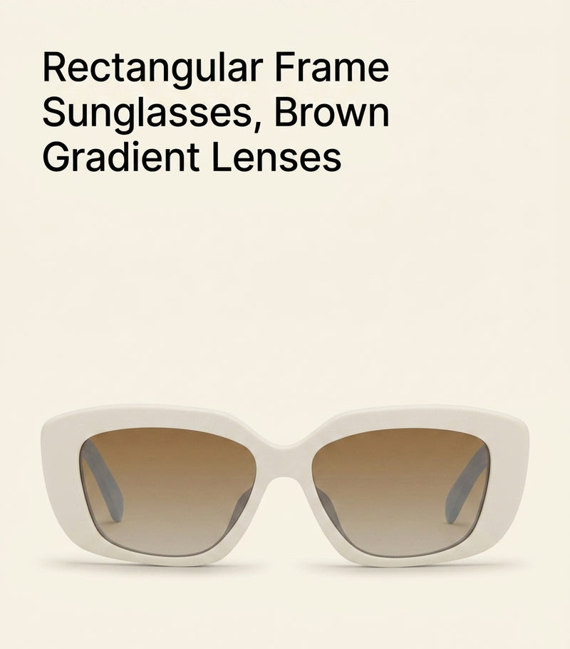 Celine rectangular sunglasses with graduated tinted lenses, UK version