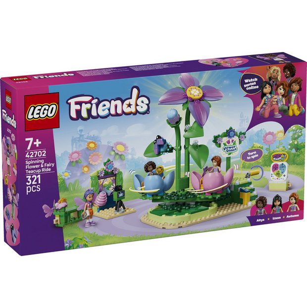 LEGO Friends Spinning Flower & Fairy Teacup Ride toy set, UK version