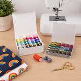 Trimits 36-spool polyester thread set assorted colours (British brand)