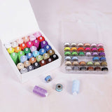 Trimits 36-spool polyester thread set assorted colours (British brand)