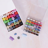Trimits 36-spool polyester thread set assorted colours (British brand)