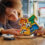 LEGO Harry Potter Hogwarts crest 3D wall art set - British product