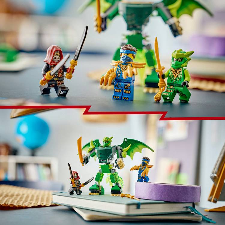 LEGO NINJAGO Lloyd's Dragon Mech Battle Pack 71862, imported from the UK