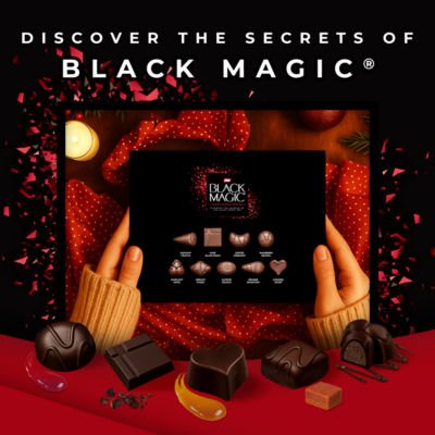 Nestle Black Magic dark chocolate box 348g, imported from the UK