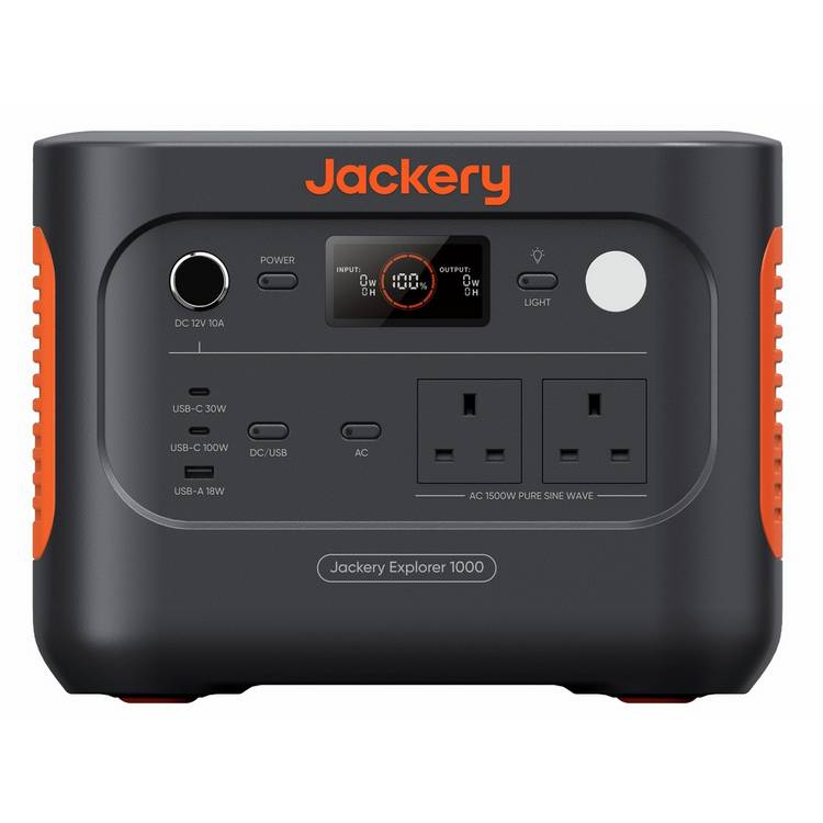 Jackery portable power station Explorer 1000 V2 1070Wh (British brand)