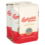 Budweiser Budvar Original Czech Lager 4x500ml (British brand)