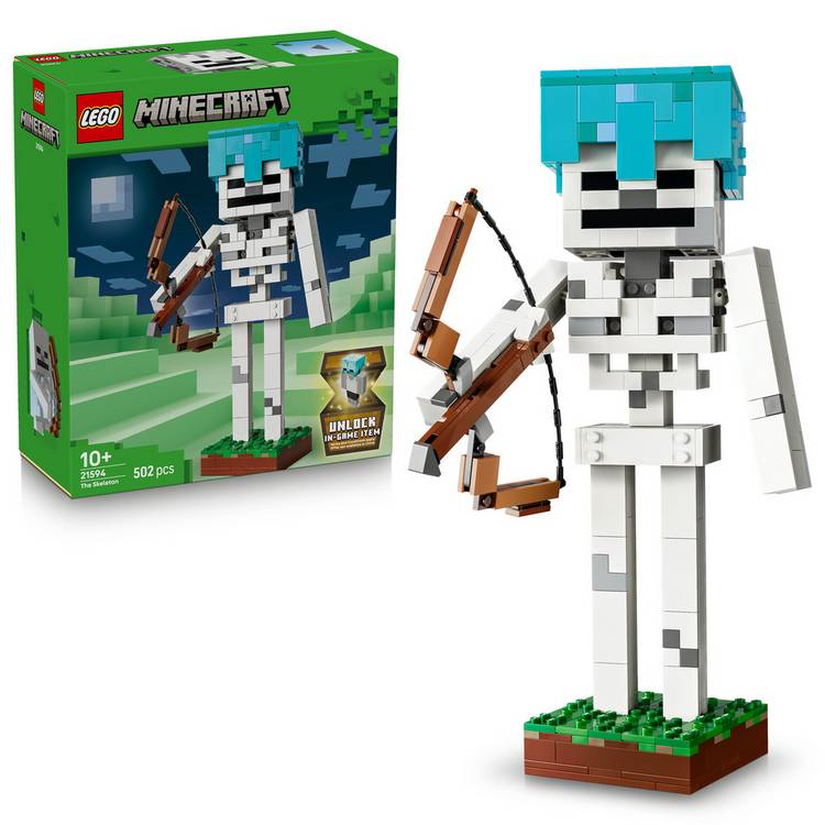 LEGO Minecraft The Skeleton figure 29 cm (British brand)