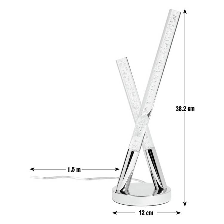 Argos Home bubble table lamp chrome (British brand)