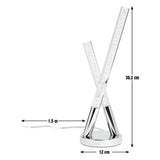Argos Home bubble table lamp chrome (British brand)