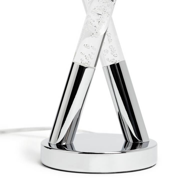 Argos Home bubble table lamp chrome (British brand)