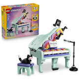 LEGO Creator 3-in-1 Music Decor Piano with Cat building toy, UK version