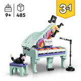 LEGO Creator 3-in-1 Music Decor Piano with Cat building toy, UK version