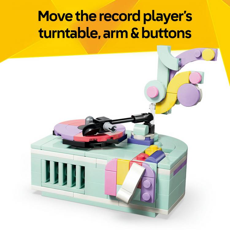 LEGO Creator 3-in-1 Music Decor Piano with Cat building toy, UK version