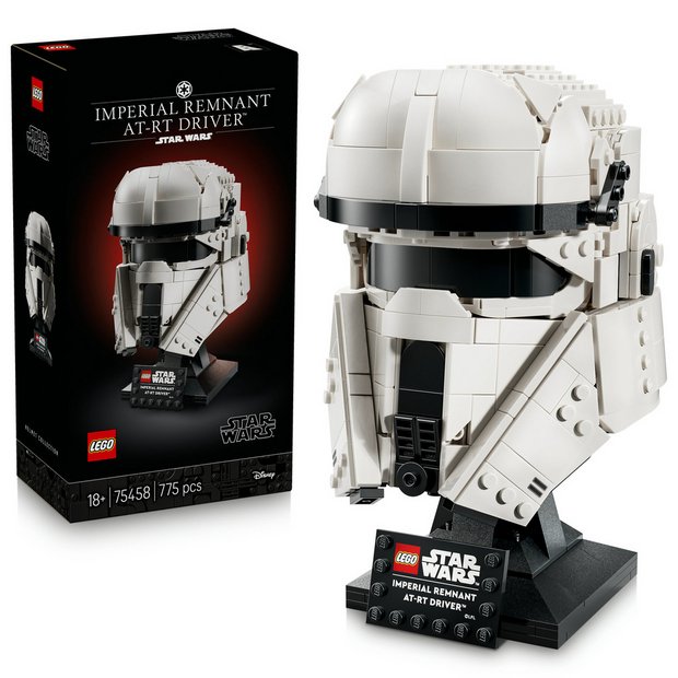 LEGO Imperial Remnant AT-RT Driver Helmet 775 pieces, imported from the UK