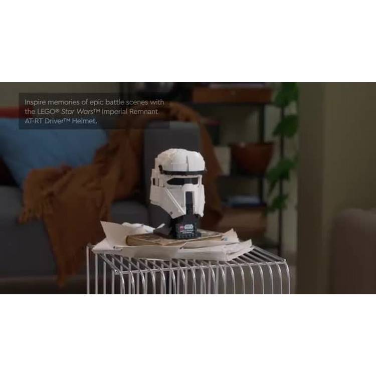 LEGO Imperial Remnant AT-RT Driver Helmet 775 pieces, imported from the UK