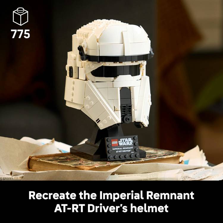LEGO Imperial Remnant AT-RT Driver Helmet 775 pieces, imported from the UK