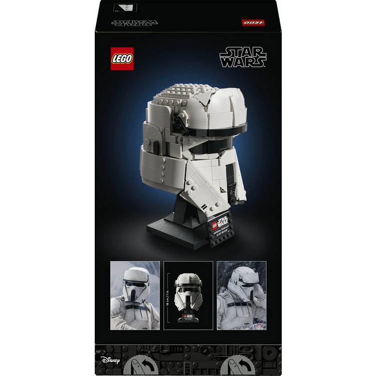 LEGO Imperial Remnant AT-RT Driver Helmet 775 pieces, imported from the UK