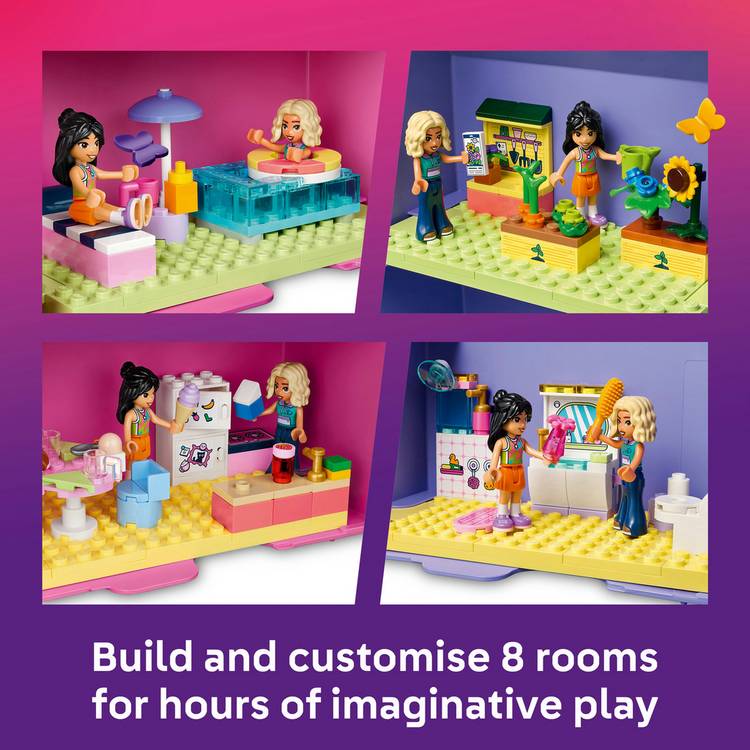 LEGO Friends dollhouse suitcase travel toy 355 pieces (British brand)