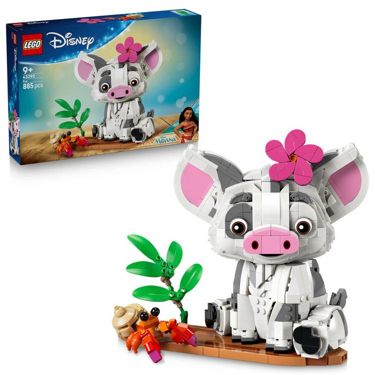 LEGO Disney Moana Pua building toy with 885 pieces (British brand)