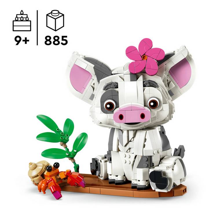 LEGO Disney Moana Pua building toy with 885 pieces (British brand)