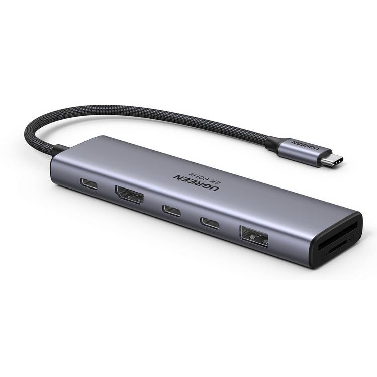 UGREEN 7-in-1 USB-C hub with HDMI and SD slot, UK version
