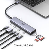 UGREEN 7-in-1 USB-C hub with HDMI and SD slot, UK version