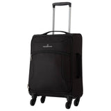 Argos Featherstone 4 Wheel Soft Cabin-Size Suitcase Black- Buy online at McGrocer