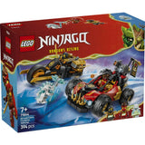LEGO NINJAGO Kai and Cole combiner vehicles building set 394 pieces, imported from the UK