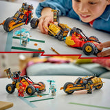 LEGO NINJAGO Kai and Cole combiner vehicles building set 394 pieces, imported from the UK