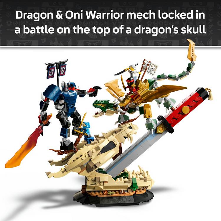 LEGO NINJAGO Dragon Battle set 1016 pieces - British product