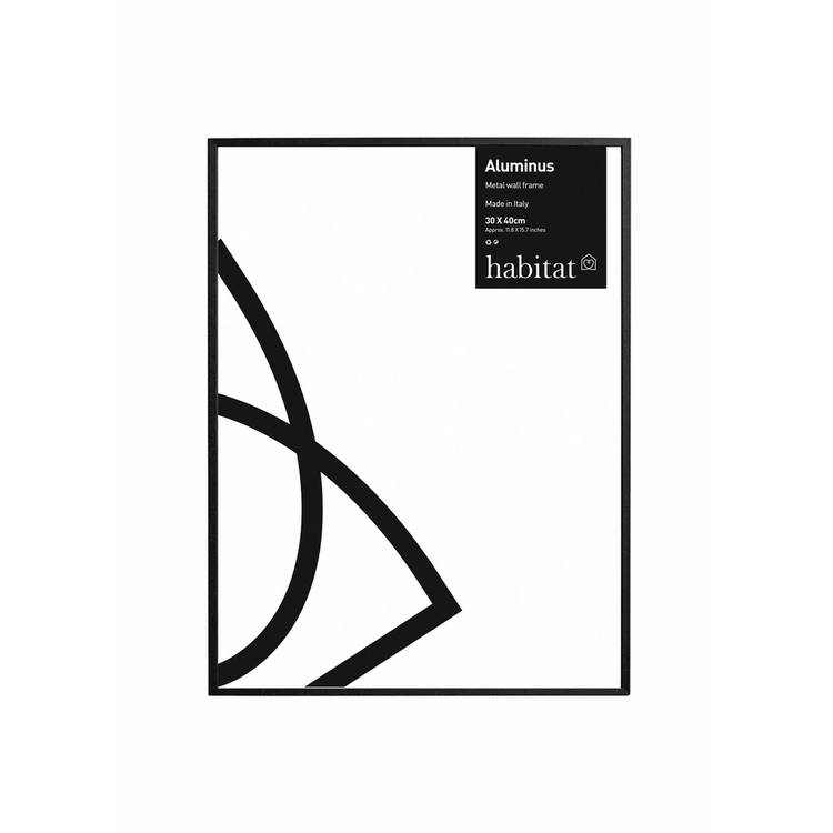 Habitat black picture frame 30x40cm, imported from the UK