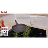 Tefal Titanium Excellence grill pan 26cm - British product