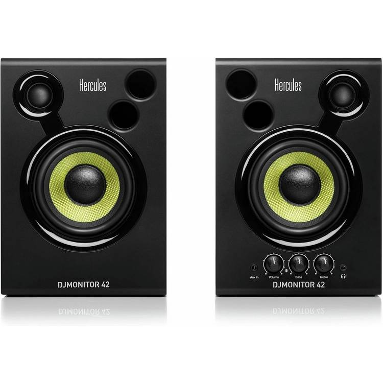 Hercules DJMonitor 42 black speaker, imported from the UK