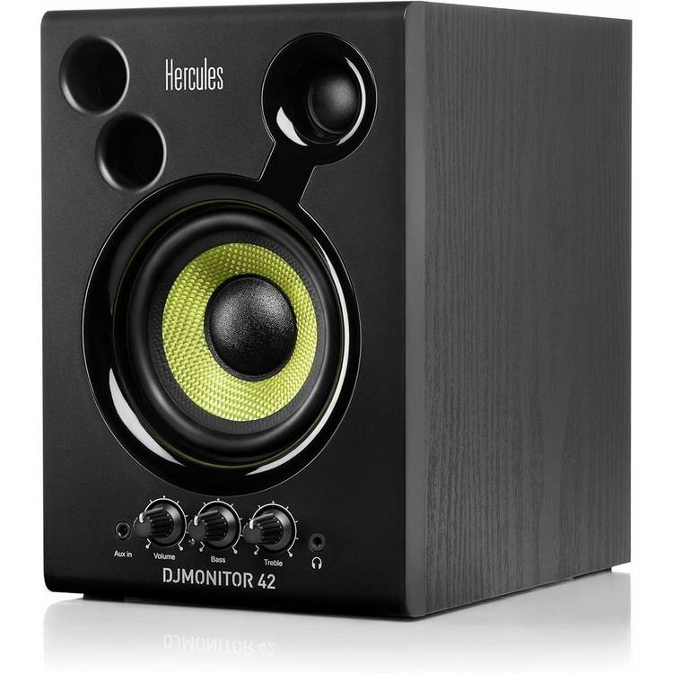 Hercules DJMonitor 42 black speaker, imported from the UK