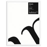 Habitat Ontario white wooden picture frame 40x50cm - British product