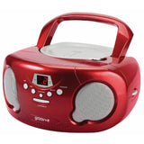 Argos Groov-e Boombox Portable CD Player with Radio - Red- Buy online at McGrocer
