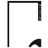 Habitat black wooden picture frame 40x50cm, imported from the UK