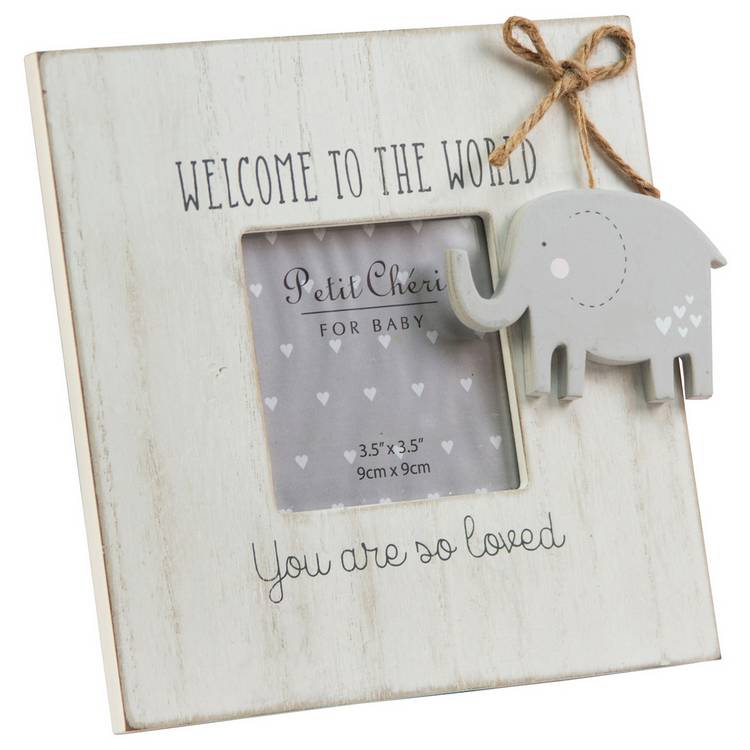 Petit Cheri Baby Elephant photo frame 19x21cm (British brand)