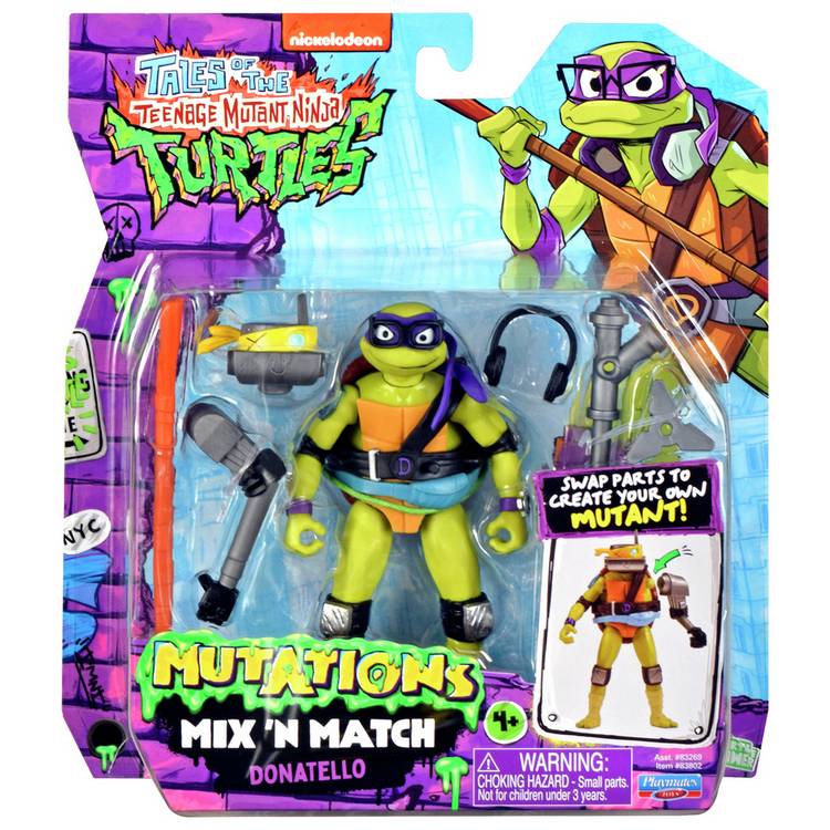 TMNT Donatello mix and match figure 21cm - British product