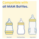 Mam slow flow teats 4-pack, imported from the UK