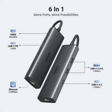 UGREEN USB-C hub 6-in-1, UK version