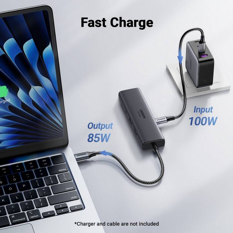 UGREEN USB-C hub 6-in-1, UK version
