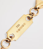 Harrods yellow gold diamond pendant necklace 0.75ct, UK version