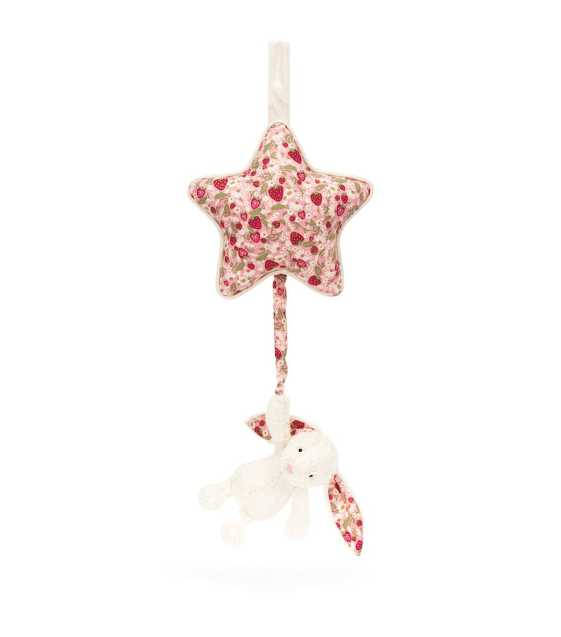 Jellycat Blossom Bunny Berry musical pull toy (British brand)