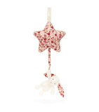 Jellycat Blossom Bunny Berry musical pull toy (British brand)