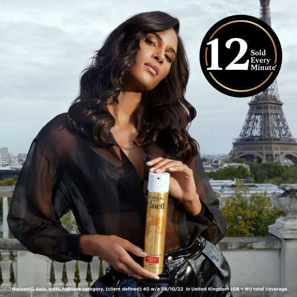 L'Oréal Paris Elnett hairspray flexible hold 400ml, UK version