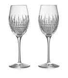 Waterford Lismore Diamond Essence wine glasses set of 2 350ml (British brand)