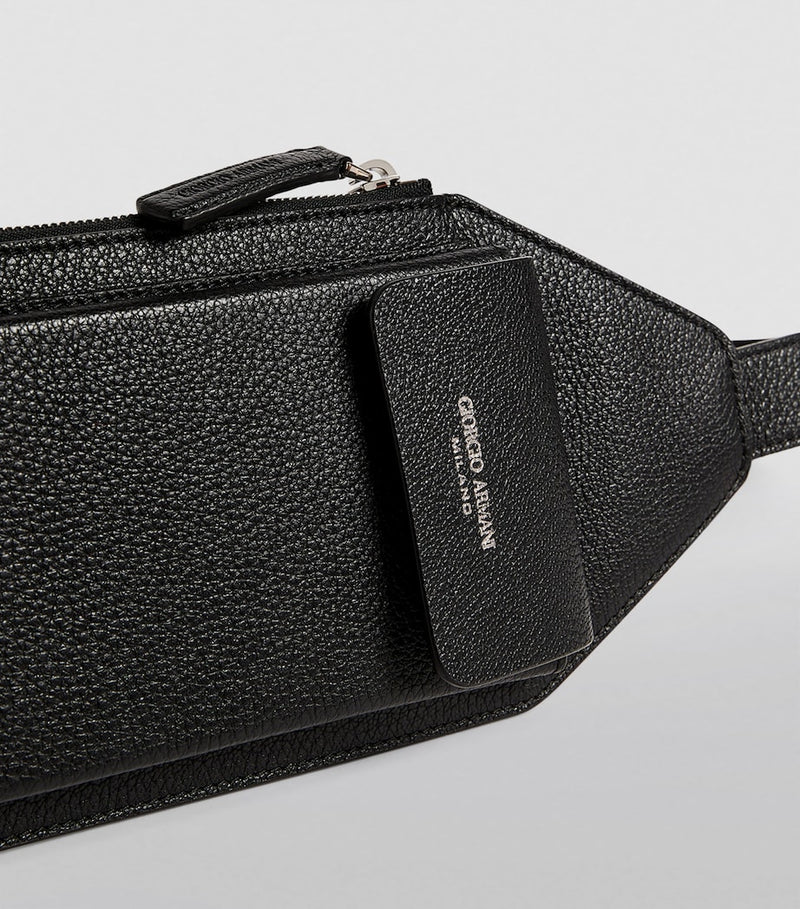 Giorgio Armani luxury leather cross-body bag (British brand)