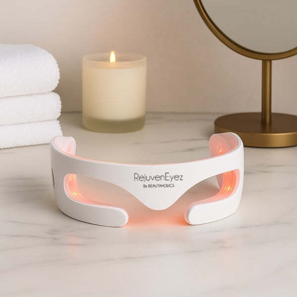 Beautaholics RejuvenEyez Red LED eye mask, imported from the UK