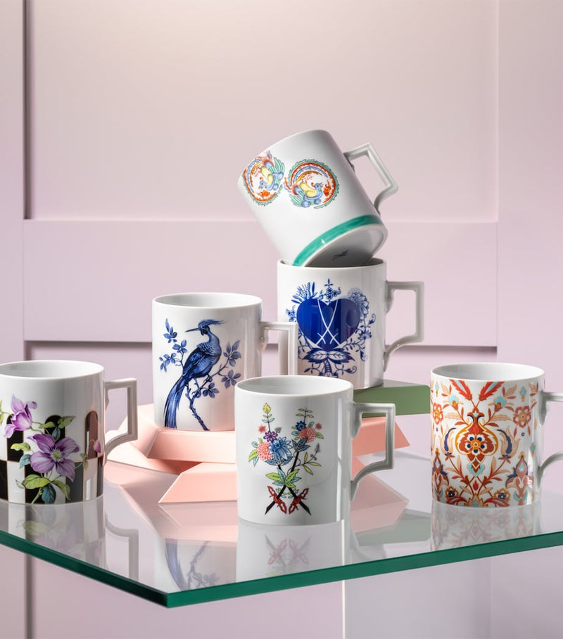 Meissen Blue Passion porcelain mug 250ml - British product